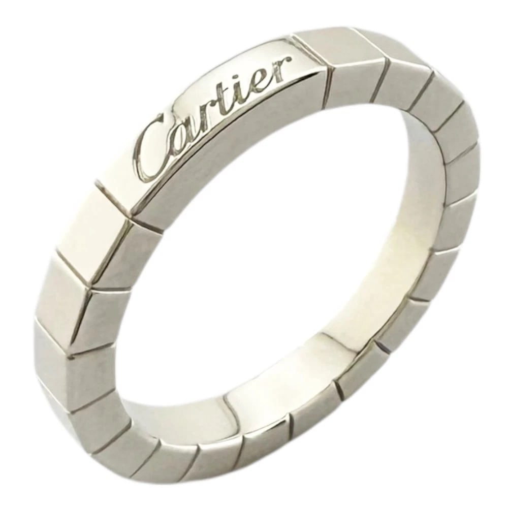 CARTIER RING K18 WHITE GOLD: CARTIER Ring K18 white gold Brand: CARTIER Type: Ring Material: K18 white gold, Color: Silver Size: US 6 3/8 Accessories: None Accessories Notice: When purchasing pre-owned goods, please r