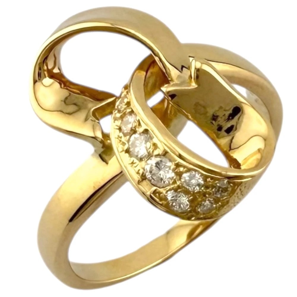 MIKIMOTO RING K18 YELLOW GOLD DIAMOND: MIKIMOTO Ring K18 yellow gold diamond Brand: MIKIMOTO Type: Ring Material: K18 yellow gold, Main Stone/Creation Natural Color: gold Size: US 5 Accessories: None Accessories Notice: When pu