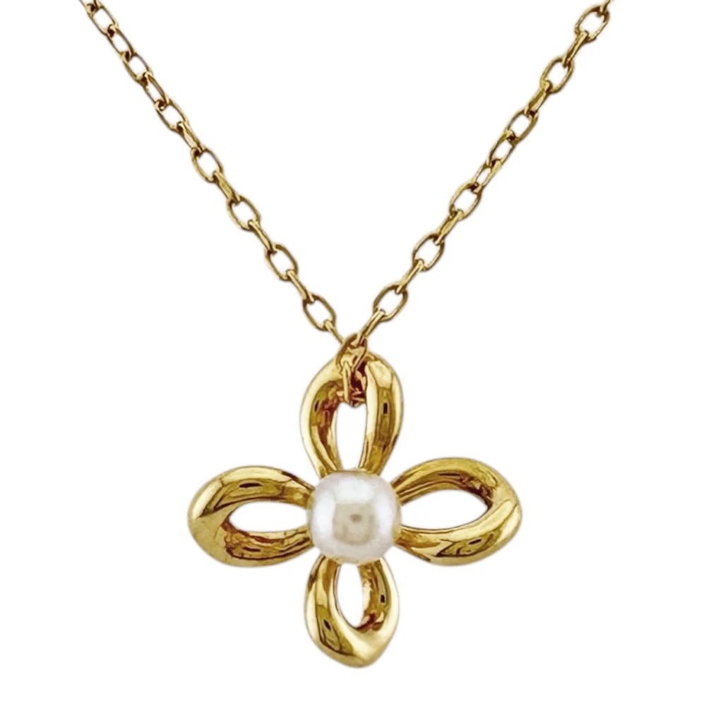 MIKIMOTO NECKLACE K18 YELLOW GOLD PEARL: MIKIMOTO Necklace K18 yellow gold Pearl Brand: MIKIMOTO Type: Necklace Material: K18 yellow gold, Main Stone/Creation Pearl Color: gold Size: (CM) Total Length:43cm Chain width:1.0mmTop:W14.0mm x H13.