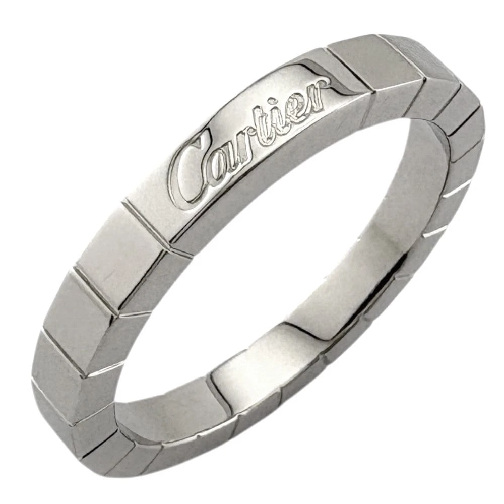 CARTIER RING K18 WHITE GOLD: CARTIER Ring K18 white gold Brand: CARTIER Type: Ring Material: K18 white gold, Color: Silver Size: US 8 3/4 Accessories: None Accessories Notice: When purchasing pre-owned goods, please r