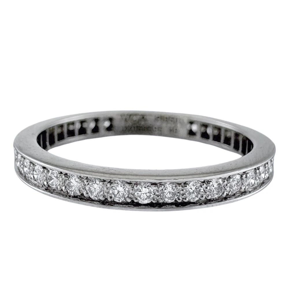 VAN CLEEF & ARPELS RING PT950PLATINUM DIAMOND: Van Cleef & Arpels Ring Pt950Platinum diamond Brand: Van Cleef & Arpels Type: Ring Material: Platinum950, Main Stone/Creation Natural Color: Silver Size: US 5 Accessories: None Accessories