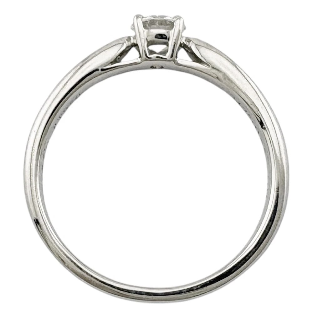 TIFFANY&CO. RING PT950PLATINUM DIAMOND: TIFFANY&Co. Ring Pt950Platinum diamond Brand: Tiffany&co. Type: Ring Material: Pt950Platinum, Main Stone/Creation Natural Color: Silver Size: US 3 1/2 Accessories: None Accessories Notice: