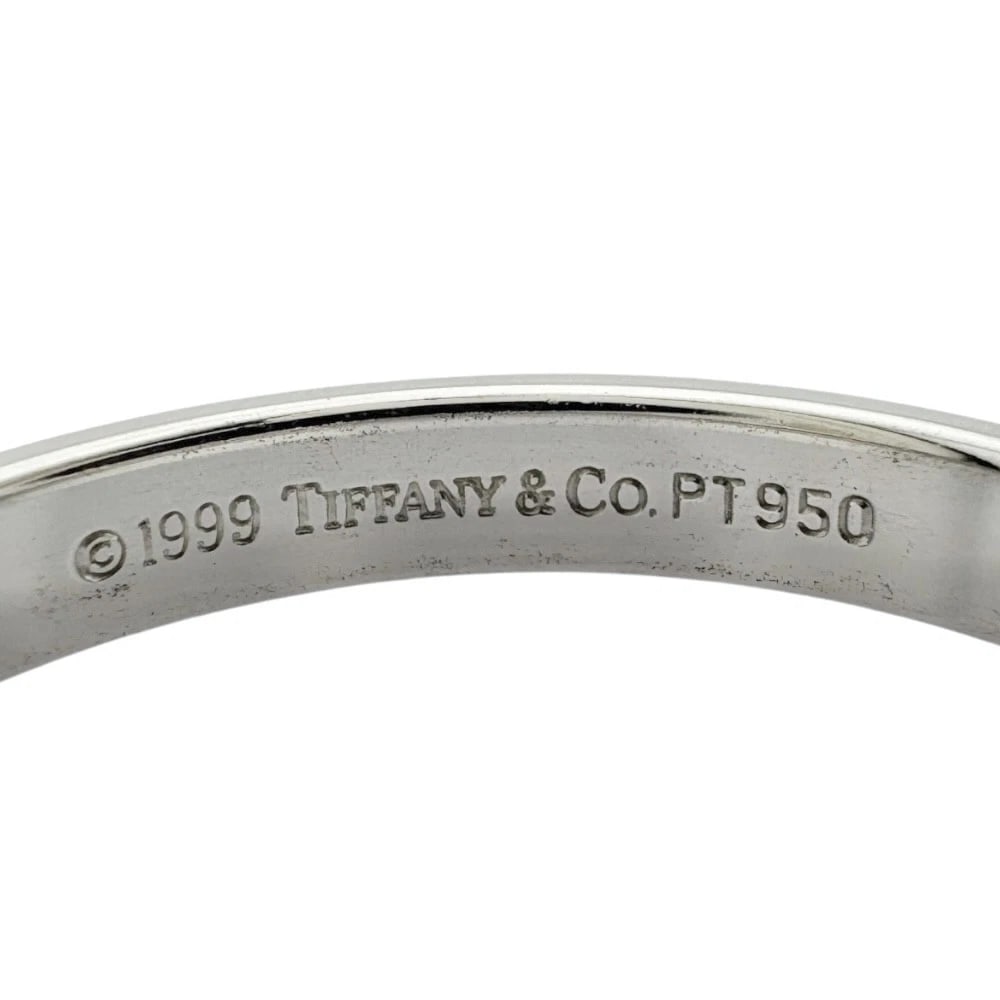 TIFFANY&CO. PT950PLATINUM: TIFFANY&Co. Pt950Platinum Brand: Tiffany&co. Type: Ring Material: Pt950Platinum, Color: Silver Size: US 8 3/4 Accessories: None Accessories Notice: When purchasing pre-owned goods, please refer to