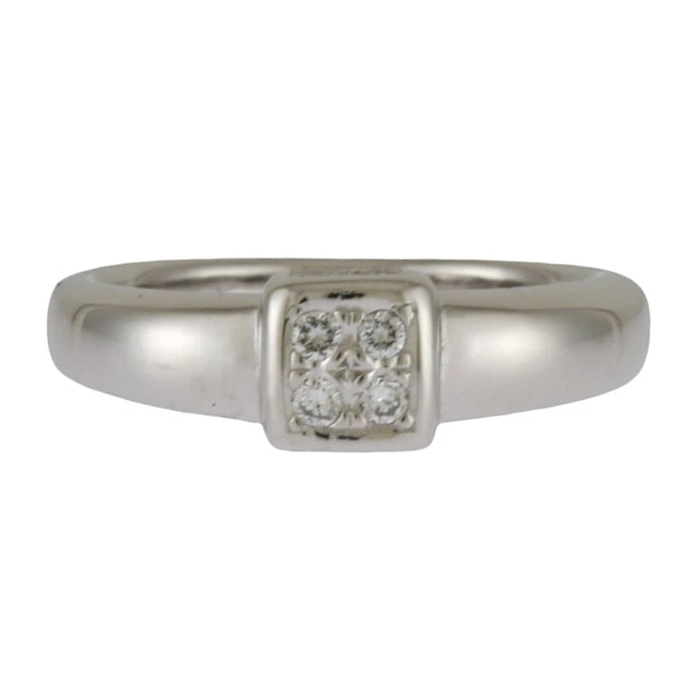 RING WHITE GOLD DIAMOND: Ring white gold diamond Brand: Unbranded Type: Ring Material: 14 white gold, Color: Silver Size: US 2 1/2 Accessories: None Accessories Notice: When purchasing pre-owned goods, please refer to the