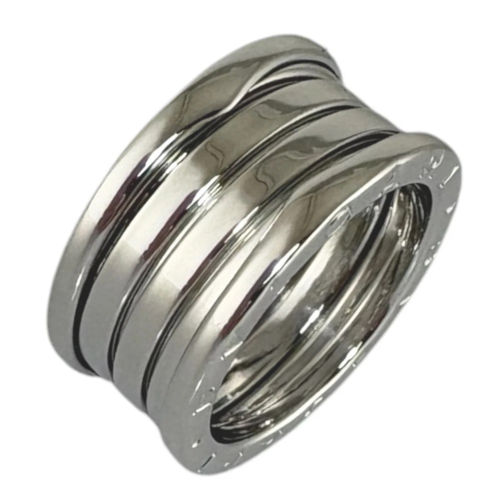 BVLGARI RING K18 WHITE GOLD: BVLGARI Ring K18 white gold Brand: BVLGARI Type: Ring Material: K18 white gold, Color: Silver Size: US 6 1/8 Accessories: None Accessories Notice: When purchasing pre-owned goods, please r