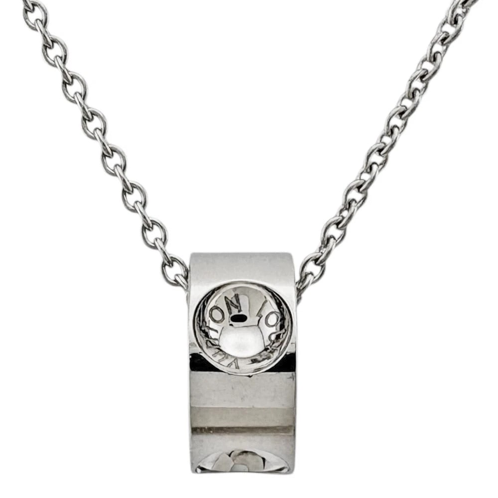 LOUIS VUITTON NECKLACE K18 WHITE GOLD (1 of 3)