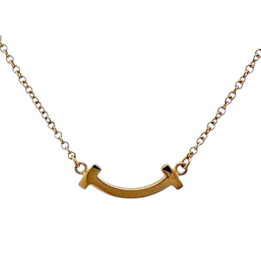 TIFFANY&CO. NECKLACE K18 PINK GOLD: TIFFANY&Co. Necklace K18 Pink Gold Brand: Tiffany&co. Type: Necklace Material: K18 Pink Gold, Main Stone/Creation Akoya pearl Color: Pink gold Size: (CM) Total Length:46cm The total length is includin
