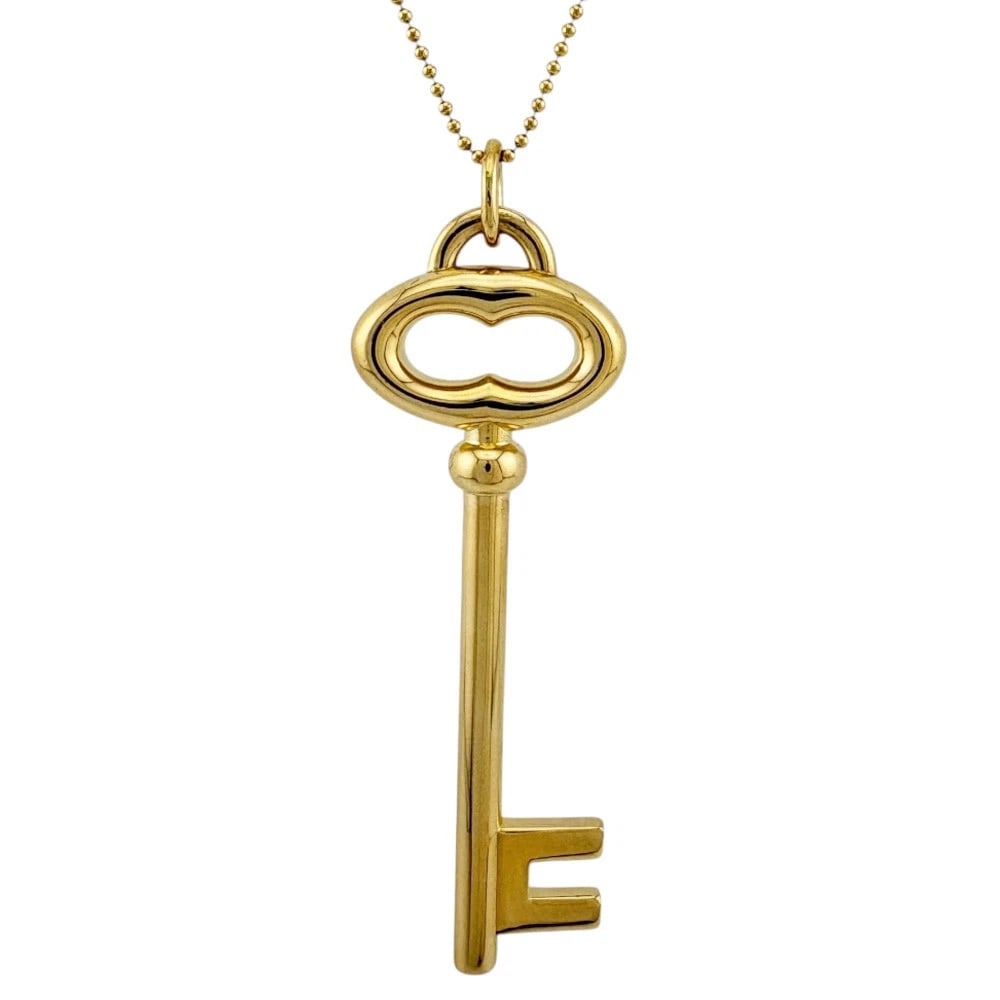 TIFFANY&CO. NECKLACE K18 YELLOW GOLD (1 of 3)