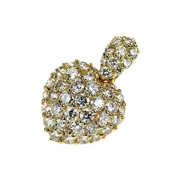 K18YG DIAMOND PENDANT: K18YG diamond pendant Brand: None Type: pendant top Material: K18YG, Main Stone/Creation Natural Color: yellow Gold Size: Length/Width/Diameter (CM) 18.1 Accessories: None Accessories Notice: When