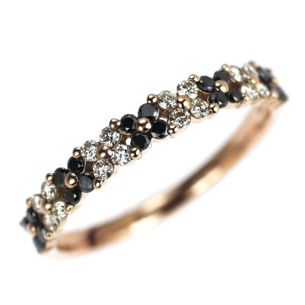 K18PG DIAMOND RING