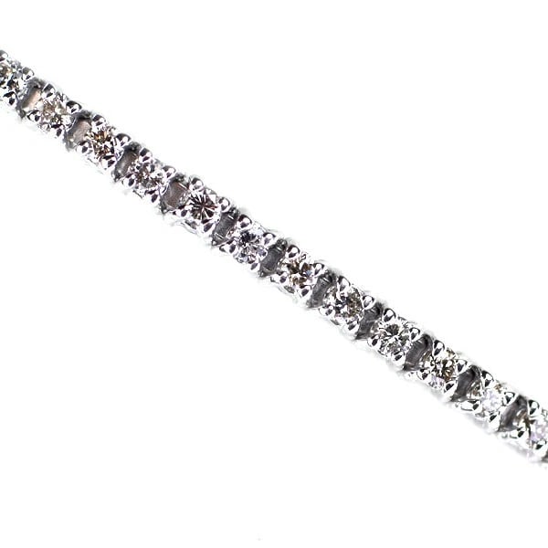 K18WG DIAMOND BANGLE - 2