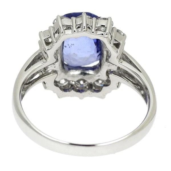 PT900 SAPPHIRE DIAMOND RING - 3