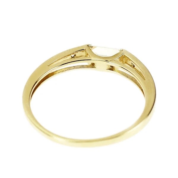 K18YG DIAMOND RING - 2