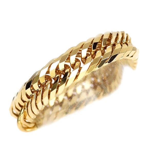 K18YG RING: K18YG Ring Brand: None Type: rings Material: K18YG, Color: Yellow Gold Size: 4.75 - 5US Accessories: None Accessories Notice: When purchasing pre-owned goods, please refer to the photos of the items