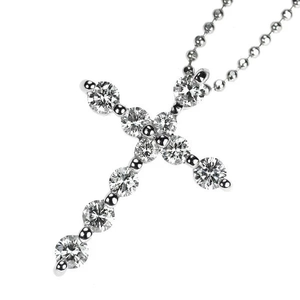 PONTE VECCHIO K18WG DIAMOND PENDANT NECKLACE: Ponte Vecchio K18WG Diamond Pendant Necklace Brand: Pontevecchio Type: pendant necklace Material: K18WG, Main Stone/Creation Natural Color: WHite Gold Size: Necklace: Chain Length 40.5cm Accessories: