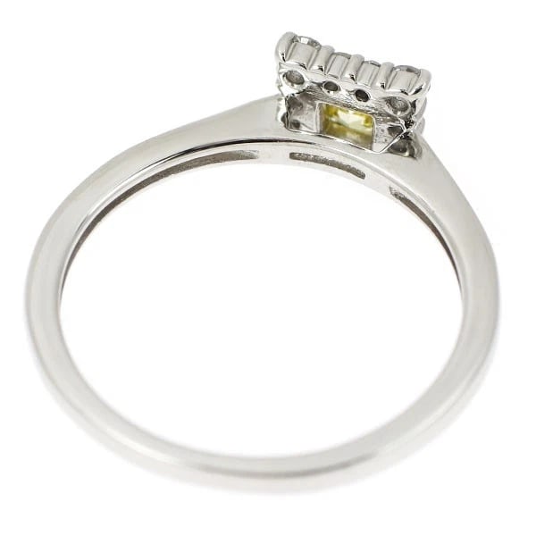 PT900 NATURAL DIAMOND RING - 2