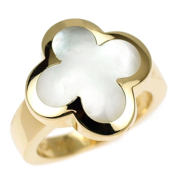 VAN CLEEF & ARPELS K18YG RING: Van Cleef & Arpels K18YG Ring Brand: Van Cleef & Arpels Type: rings Material: K18YG, Color: YEllow Gold Size: 4.5US Accessories: None Accessories Notice: When purchasing pre-owned goods, p