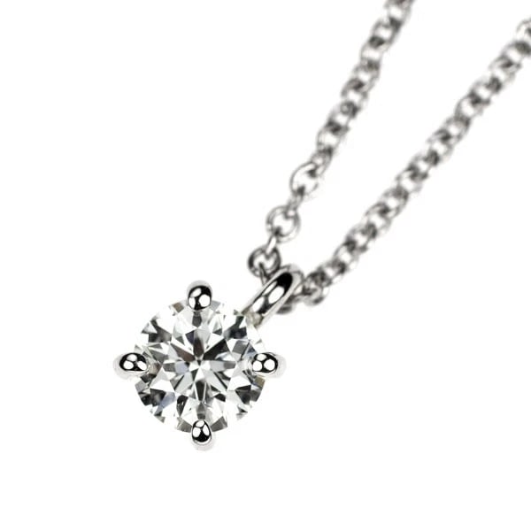 TIFFANY PT950 DIAMOND PENDANT NECKLACE: Tiffany Pt950 Diamond Pendant Necklace Brand: Tiffany Type: necklaces Material: PT950, Main Stone/Creation Natural Color: Silver Size: Necklace: Chain Length41cm Accessories: None Accessor