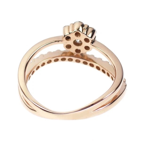 K18PG DIAMOND RING - 2