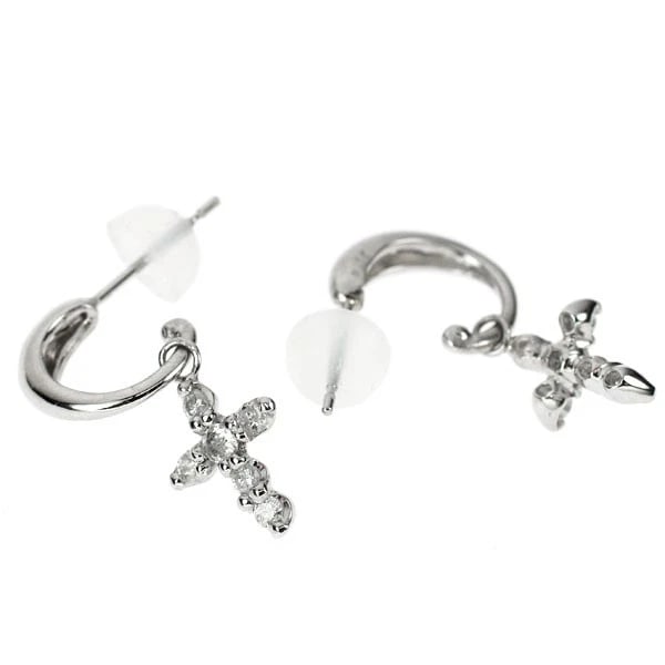 PT900 DIAMOND EARRING - 2