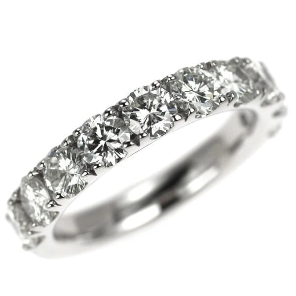 PT950 DIAMOND RING: Pt950 diamond ring Brand: None Type: rings Material: Pt950, Main Stone/Creation Natural Color: Silver Size: 6.25 - 6.5US Accessories: None Accessories Notice: When purchasing pre-owned goo