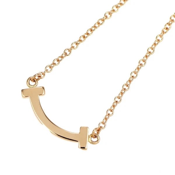 TIFFANY & CO K18PG PENDANT NECKLACE: Tiffany & Co K18PG Pendant Necklace Brand: Tiffany Type: pendant necklace Material: K18PG, Color: Pink Gold Size: Necklace: Chain Length45.5cm Accessories: None Accessories Notice: When purchasing