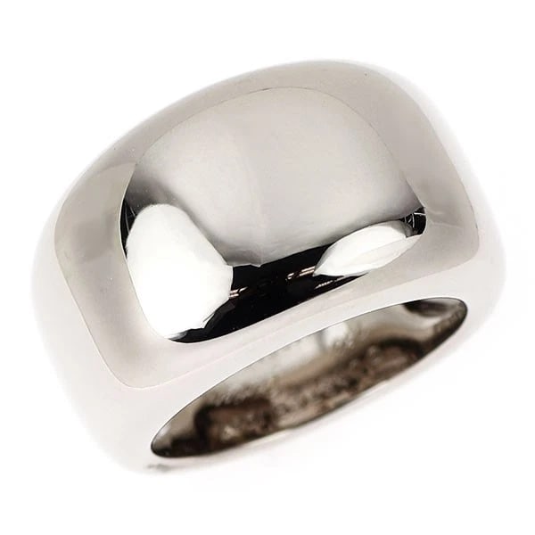CARTIER K18WG RING: Cartier K18WG Ring Brand: Cartier Type: rings Material: K18WG, Color: WHite Gold Size: US 5.5 - 5.75 Accessories: None Accessories Notice: When purchasing pre-owned goods, please refer to