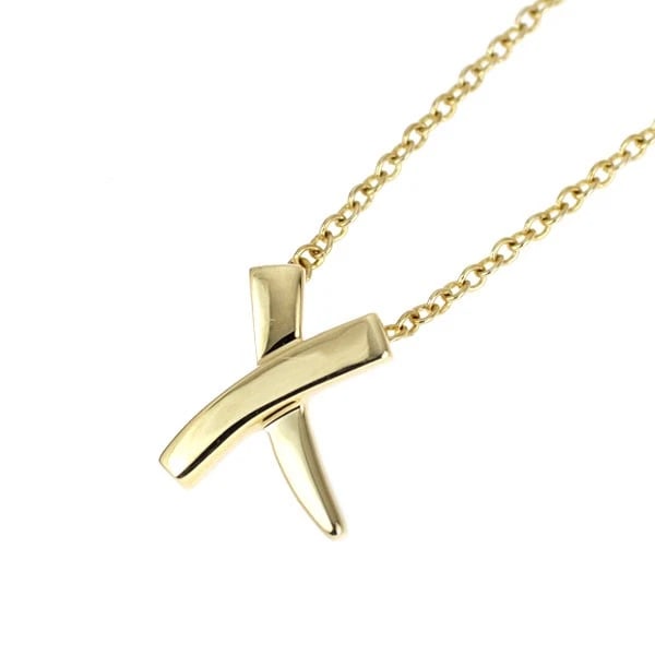 TIFFANY & CO K18YG PENDANT NECKLACE: Tiffany & Co K18YG pendant necklace Brand: Tiffany Type: pendant necklace Material: K18YG, Color: Yellow Gold Size: Necklace: Chain Length41cm Accessories: None Accessories Notice: When purchasing