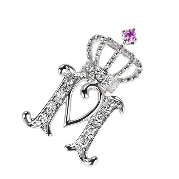 K18WG PINK SAPPHIRE DIAMOND PENDANT: K18WG pink sapphire diamond pendant Brand: None Type: pendant top Material: K18WG, Main Stone/Creation sapphires Color: WHITE GOLD Size: Length/Width/Diameter (CM) 21.5 Accessories: None Accessories