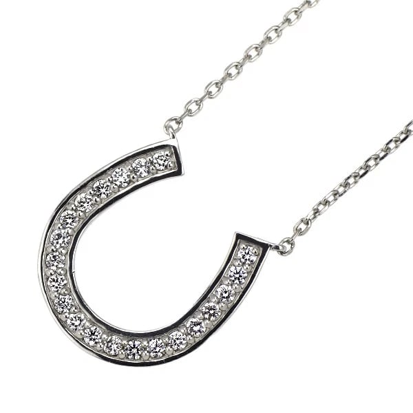 STAR JEWELRY PT950 DIAMOND PENDANT NECKLACE: Star Jewelry Pt950 Diamond Pendant Necklace Brand: star jewelry Type: pendant necklace Material: Pt950, Main Stone/Creation Natuarl Color: Silver Size: Necklace: Chain Length 43.5cm Accessories: None