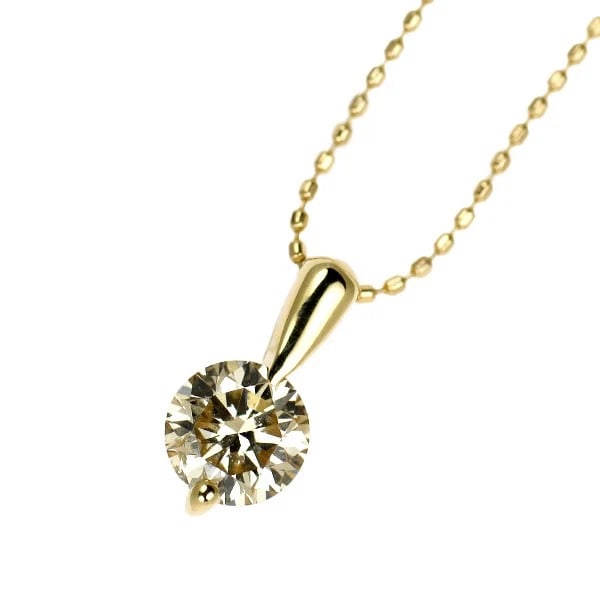 K18YG DIAMOND PENDANT NECKLACE: K18YG DIAMOND PENDANT NECKLACE Brand: None Type: pendant necklace Material: K18YG, Main Stone/Creation Natural Color: Yellow Gold Size: Length/Width/Diameter (CM) 9.0 Accessories: None Accessories