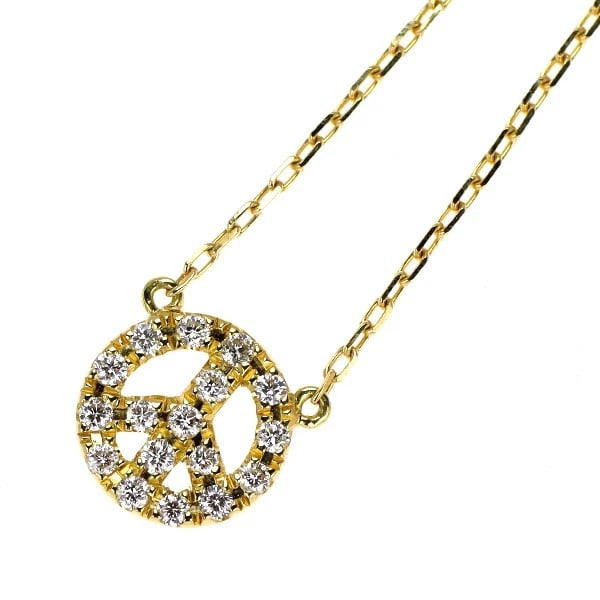 ARCHER K18YG DIAMOND PENDANT NECKLACE: Archer K18YG Diamond Pendant Necklace Brand: ahkah Type: pendant necklace Material: K18YG, Main Stone/Creation Natural Color: Yellow Gold Size: Necklace: Chain Length 40cm Accessories: None