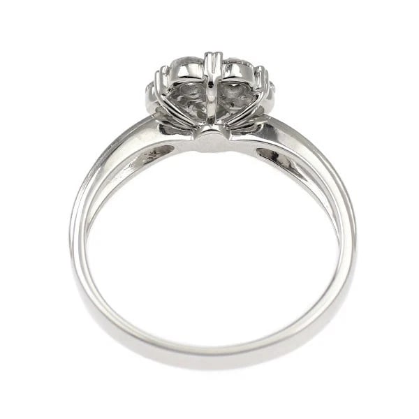 K18WG DIAMOND RING - 2