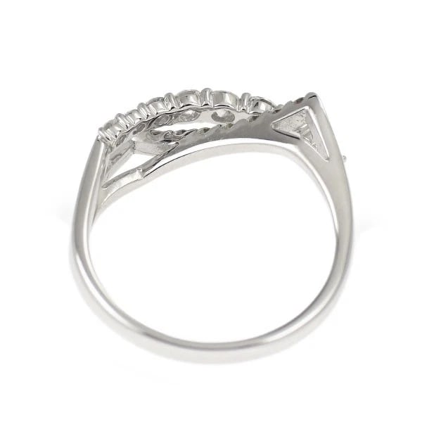 K18WG DIAMOND RING - 2