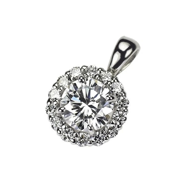 BRAND NEW PT950 DIAMOND PENDANT TOP: Brand New Pt950 Diamond Pendant Top Brand: None Type: pendant top Material: PT950, Main Stone/Creation Natural Color: Silver Size: Length/Width/Diameter (CM) 12.8 Accessories: None Accesso