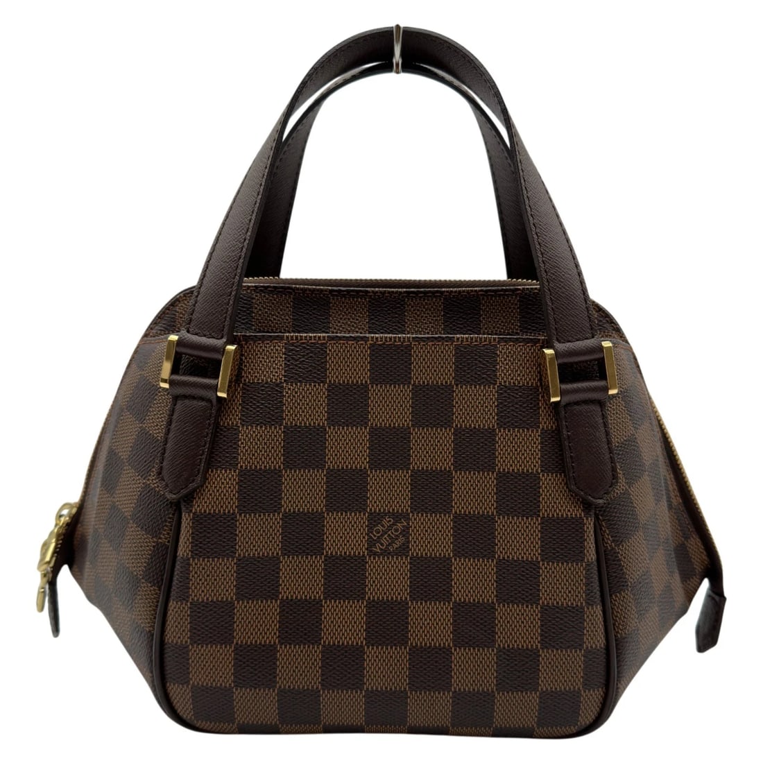 LOUIS VUITTON BELEM PM HANDBAG: LOUIS VUITTON Belem PM Handbag Brand: LOUIS VUITTON Type: Handbag Material: Damier/Leather Color: Brown Size: W30.0cm x H18.0cmx D12.5cm W11.8 x H7.1x D4.9inch Accessories: None Accessories Notice: