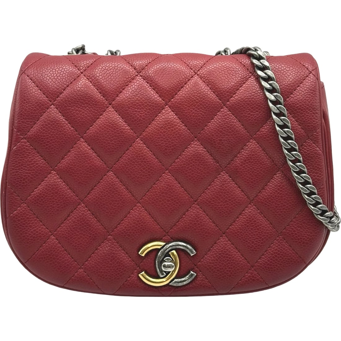 CHANEL MATRASSE CHAINSHOULDER SHOULDER BAG: CHANEL Matrasse ChainShoulder Shoulder Bag Brand: CHANEL Type: Shoulder Bag Material: caviar Color: Gold Hardware Size: W23cm x H17cmx D5.5cm W9.1 x H6.7x D2.2inch Accessories: None Accessories