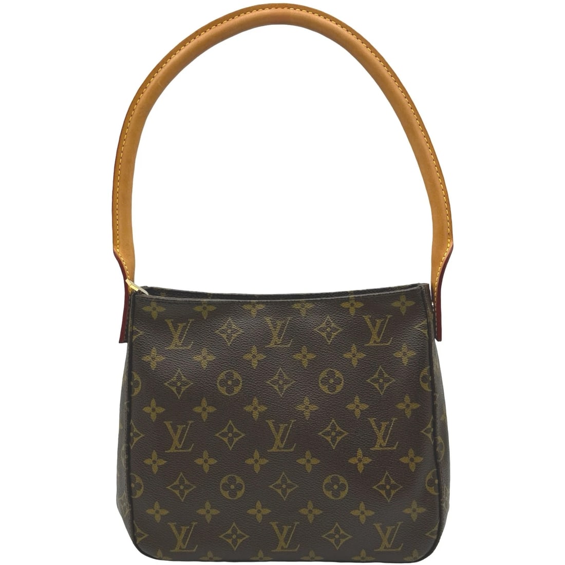 LOUIS VUITTON LOOPING MM HANDBAG: LOUIS VUITTON Looping MM Handbag Brand: LOUIS VUITTON Type: Handbag Material: Monogram Color: Brown Size: W23.5cm x H21cmx D10cm W9.3 x H8.3x D3.9inch Accessories: None Accessories Notice: