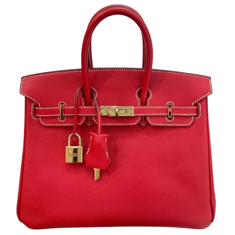 HERMES BIRKIN 25 CANDY HANDBAG: HERMES Birkin 25 Candy Handbag Brand: HERMES Type: Handbag Material: Epsom Color: Champagne Gold Hardware Size: W25cm x H19cmx D14cm W9.8 x H7.5x D5.5inch Accessories: None Accessories Not