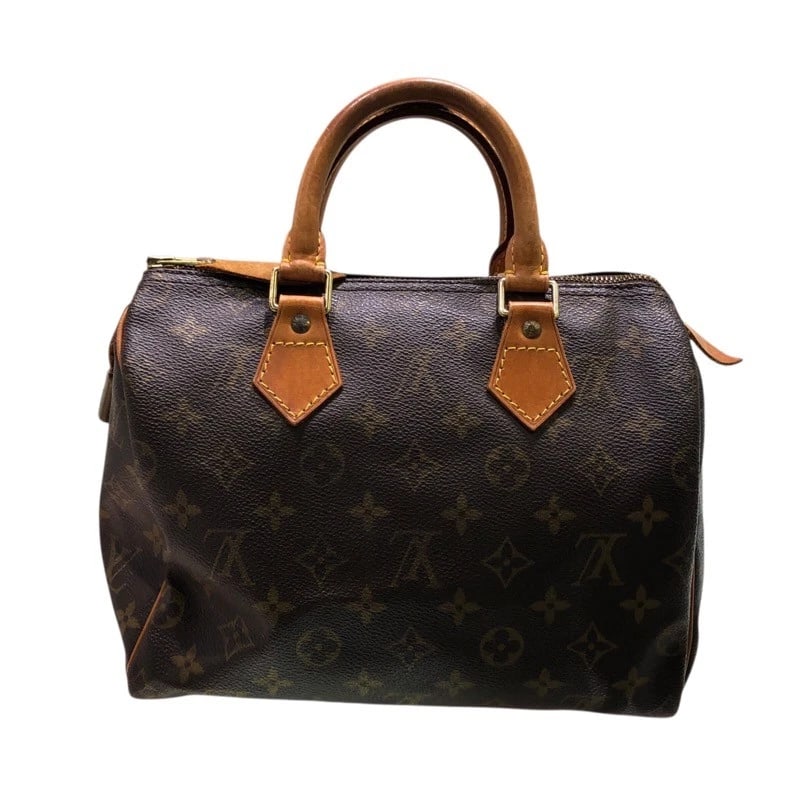 LOUIS VUITTON SPEEDY 25 HANDBAG: LOUIS VUITTON Speedy 25 Handbag Brand: LOUIS VUITTON Type: Handbag Material: Monogram canvas Color: Brown Size: W25cm x H19cmx D15cm W9.8 x H7.5x D5.9inch Accessories: None Accessories Not