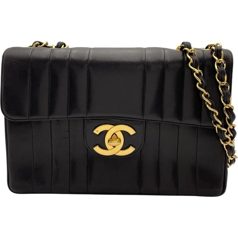 CHANEL MADEMOISELLE DE CAMATELASSE SHOULDER BAG: CHANEL Mademoiselle de Camatelasse Shoulder Bag Brand: CHANEL Type: Shoulder Bag Material: Ram Color: Black GD Hardware Size: W31cm x H20.5cmx D8cm W12.2 x H8.1x D3.1inch Accessories: None