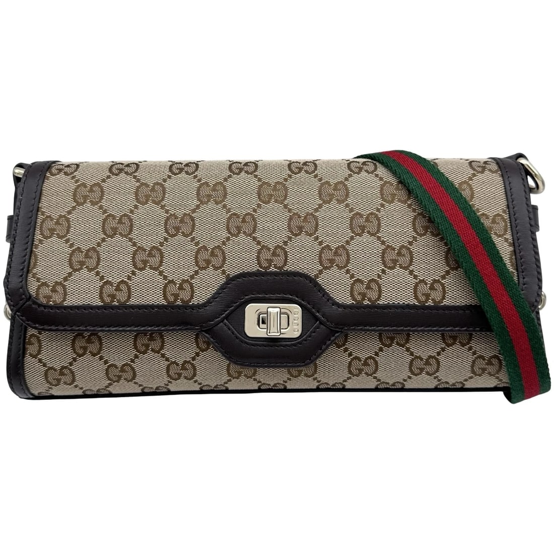 GUCCI LUCE SMALL BAG SHOULDER BAG: GUCCI Luce Small Bag Shoulder Bag Brand: GUCCI Type: Shoulder Bag Material: GG canvas / leather Color: Brown Size: W27cm x H12cmx D6cm W10.6 x H4.7x D2.4inch Accessories: None Accessories Notice:
