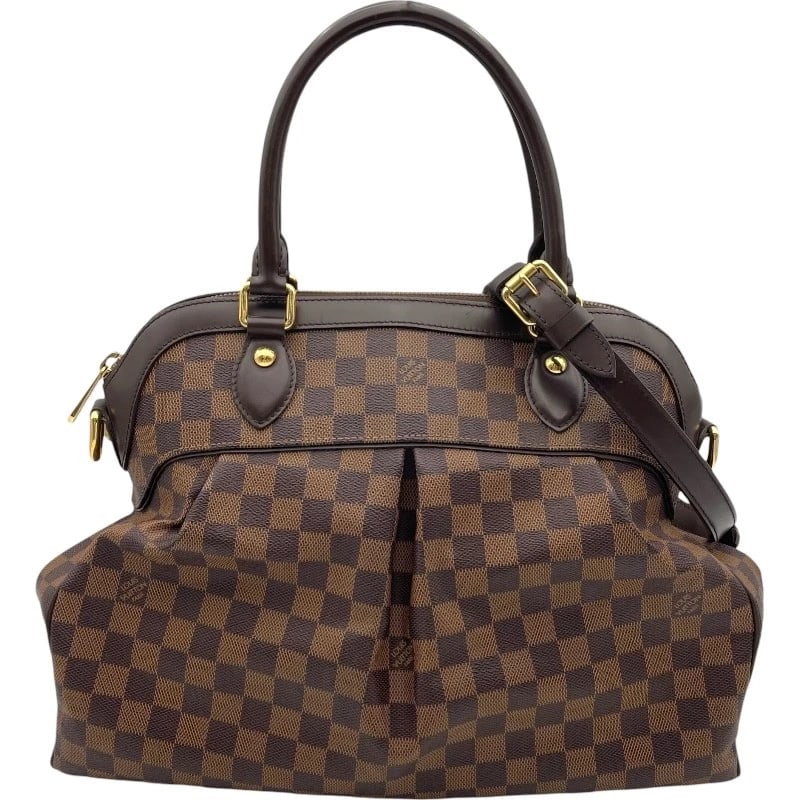 LOUIS VUITTON TREVI GM HANDBAG: LOUIS VUITTON Trevi GM Handbag Brand: LOUIS VUITTON Type: Handbag Material: Damier Color: Brown Size: W39cm x H30cmx D12cm W15.4 x H11.8x D4.7inch Accessories: None Accessories Notice: Whe