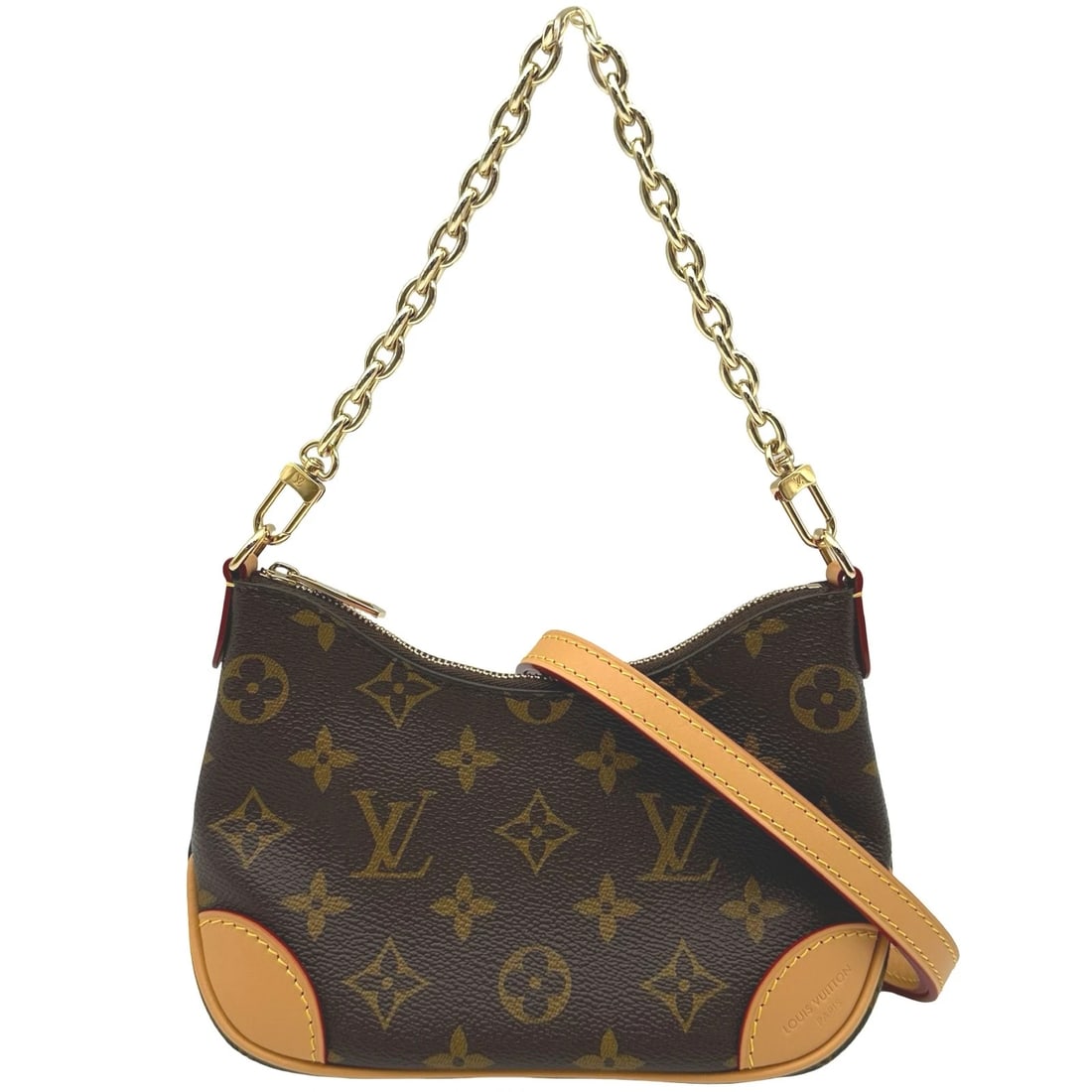 LOUIS VUITTON NANO BOULOGNE HANDBAG: LOUIS VUITTON Nano Boulogne Handbag Brand: LOUIS VUITTON Type: Handbag Material: Monogram Color: Brown Size: W20cm x H10cmx D7cm W7.9 x H3.9x D2.8inch Accessories: None Accessories Notice:
