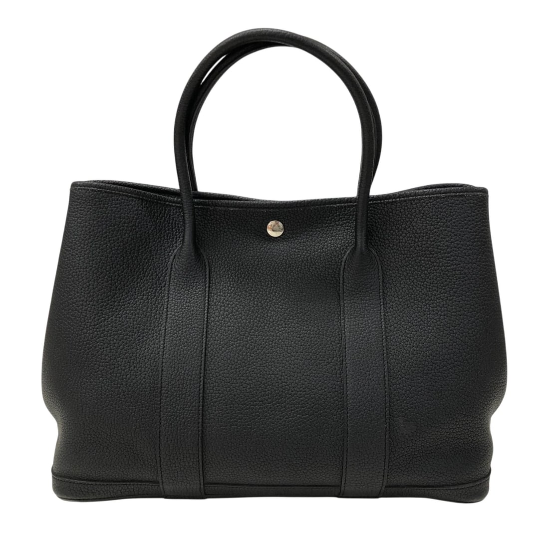 HERMES GARDEN PARTY PM TOTE BAG: HERMES Garden party PM Tote Bag Brand: HERMES Type: Tote Bag Material: Negonda Color: black Size: W36cm x H25cmx D18cm S W14.2 x H9.8x D7.1inch Accessories: None Accessories Notice: When p