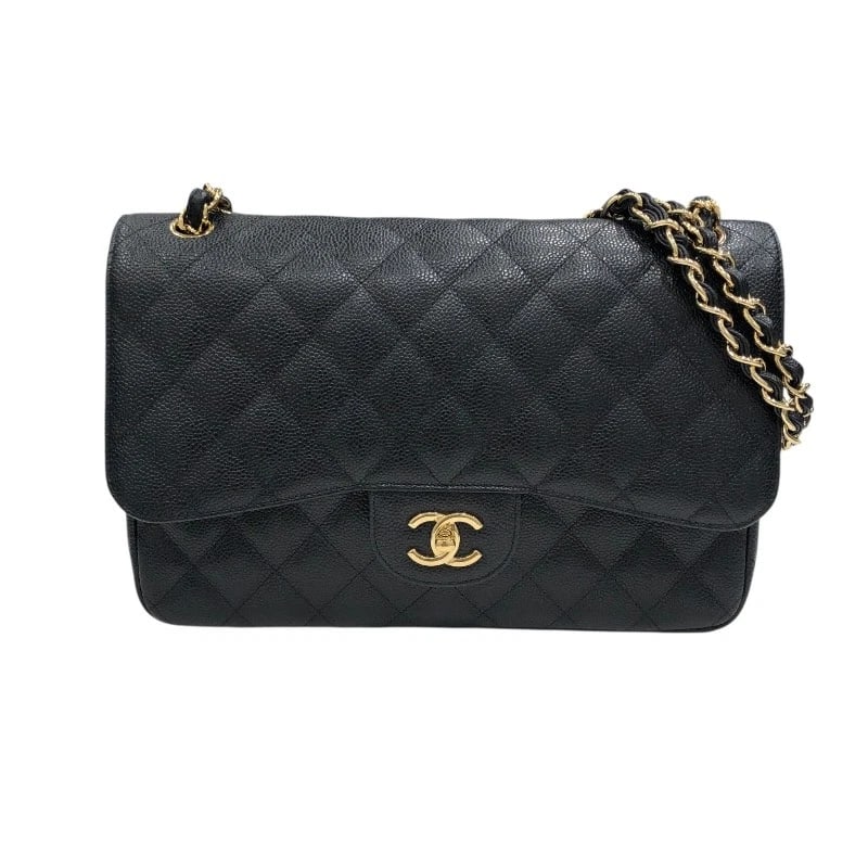 CHANEL DECA TRASSE SHOULDER BAG: CHANEL Deca Trasse Shoulder Bag Brand: CHANEL Type: Shoulder Bag Material: Caviar skin Color: Black Gold Hardware Size: W29cm x H18cmx D8cm W11.4 x H7.1x D3.1inch Accessories: None Accesso