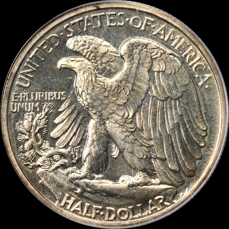 1942 WALKING LIBERTY HALF PROOF - 2