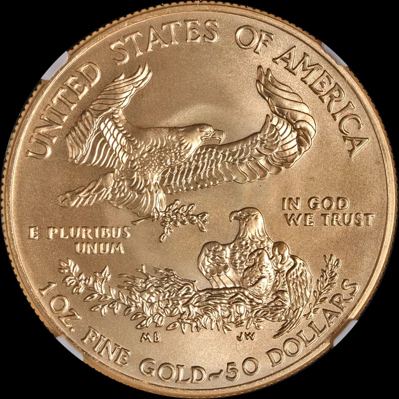2017 GOLD AMERICAN EAGLE $50 - 2