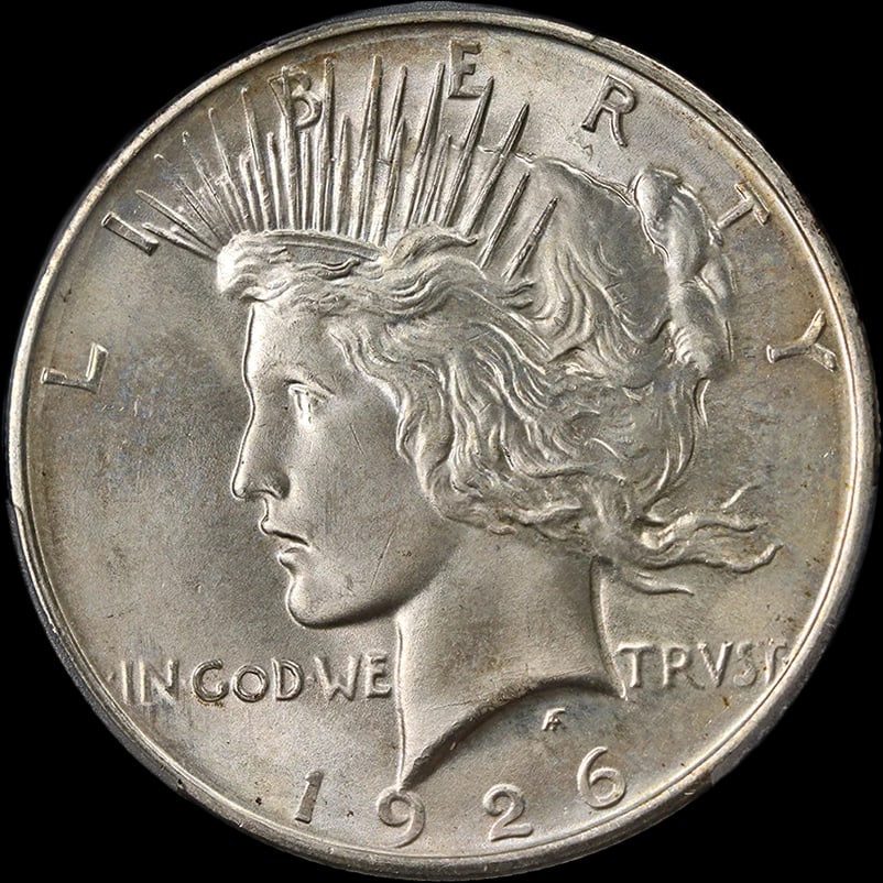 1926-D PEACE DOLLAR: 1926-D Peace Dollar Year: 1926 Fineness: None Composition: Silver Denomination: None Country of Origin: United States Accessories: None Accessories Notice: When purchasing pre-owned goods,