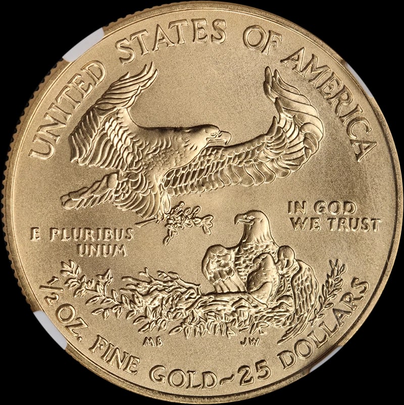 2018 GOLD AMERICAN EAGLE $25 - 2